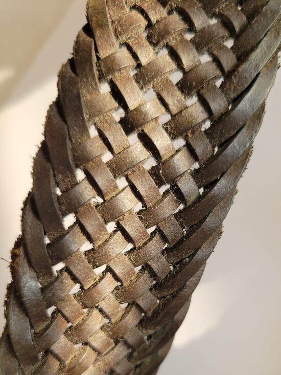 We the Free Women’s M/L Brix Belt Woven Leather Western Buckle NWOT